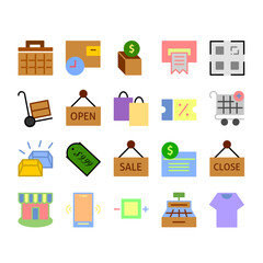 real estate icons set