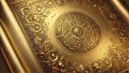 ゴールドの模様