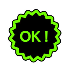 done button icon for illustrator and graphic design