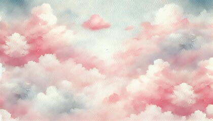 ピンクの雲　背景