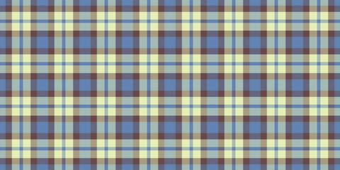 Vogue texture fabric seamless, platform textile pattern check. Tape background tartan plaid vector in pastel and blue colors.