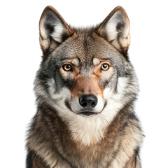Fototapeta premium wolf isolated on white background