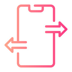 smartphone gradient icon
