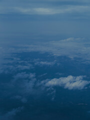 view on cloudscape  from above