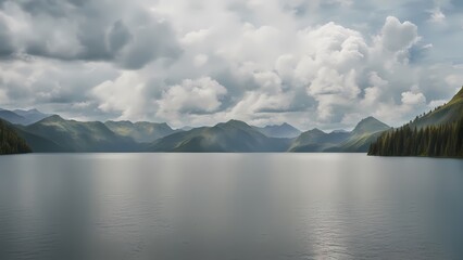 lake in the mountains