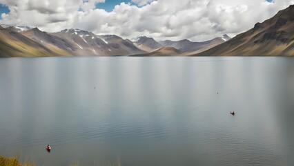 lake in the mountains