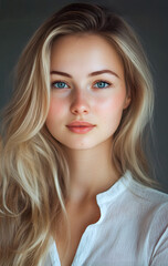 Fototapeta premium Smiling business woman wearing black suit standing with crossed arms. Isolated portrait on gray back.