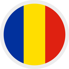 Fototapeta premium Romania Country Icon