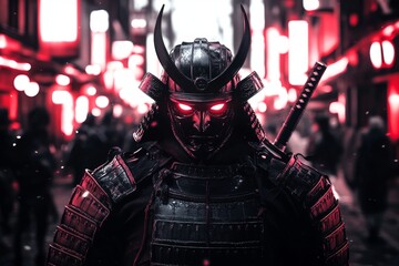 Obraz premium Images of medieval knights wearing dark armor