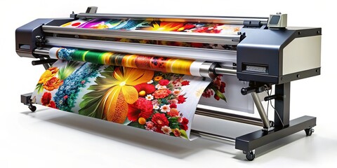 High-tech vinyl printer with advanced features for precise and vibrant printouts on diverse materials.