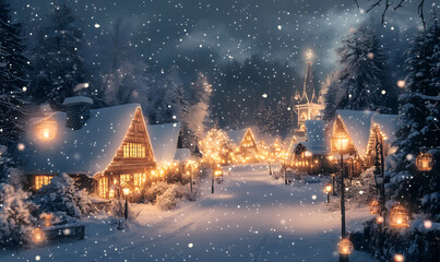 Fototapeta premium Christmas and New Year-themed graphic backgrounds for cards