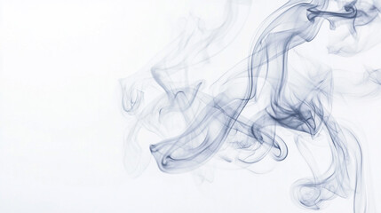 smoke steam isolated white background, Black smoke in water, black swirls in water isolated on white background