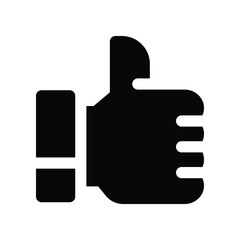 like icon. vector glyph icon for your website, mobile, presentation, and logo design.