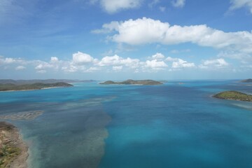 Aerial photo of Thursday Island Queensland Australia