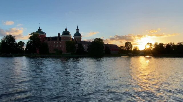 The Gripsholm castle located in Mariefred, Sweden