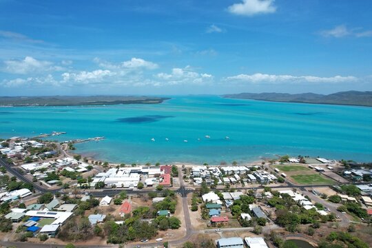 Aerial photo of Thursday Island Queensland Australia