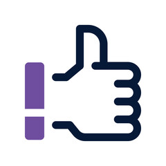 Fototapeta premium like icon. vector dual tone icon for your website, mobile, presentation, and logo design.