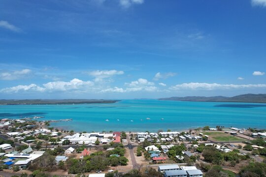 Aerial photo of Thursday Island Queensland Australia