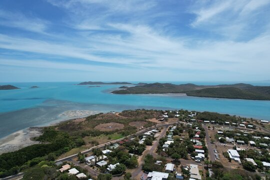 Aerial photo of Thursday Island Queensland Australia