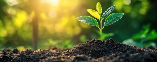 New Life Sprouting A Tiny Seed's Journey to Sunlight.