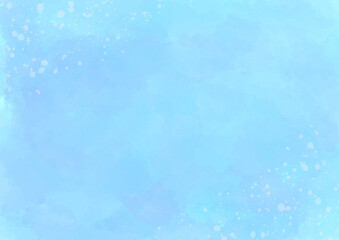 みどり　水彩風　シンプル　絵の具　背景素材