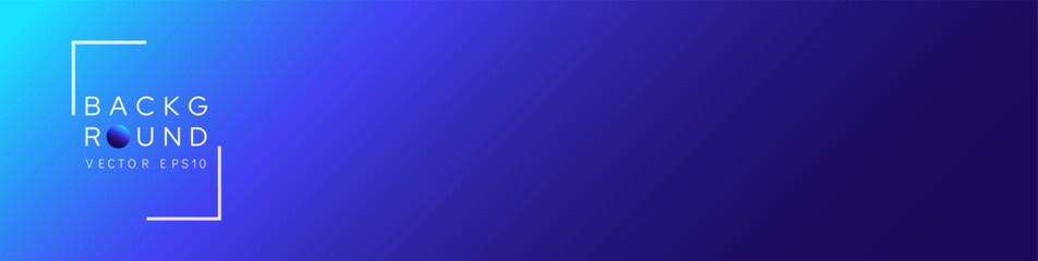 Fototapeta premium Modern blue shade color gradient background banner cover vector design