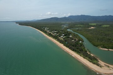 Aerial photo of Balgal Beach Townsville Queensland Australia