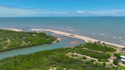 Aerial photo of Bluewater Creek Townsville Queensland Australia