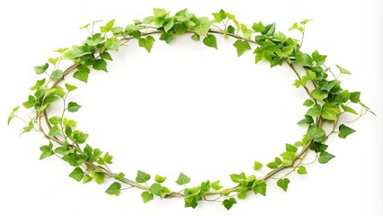 green leaves frame, Green Leaves Frame on Grey Background, Nature, Frame, Greenery, Leaves