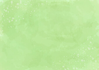 みどり　水彩風　シンプル　絵の具　背景素材