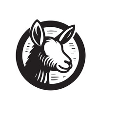 Domestic animal silhouette. Domestic animal vector design isolated on white background.