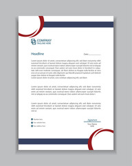 Professional and modern corporate letterhead design