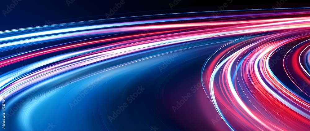 Canvas Prints abstract light trails background