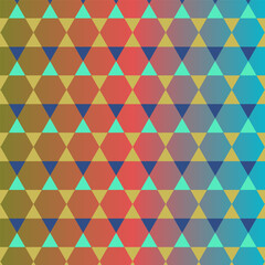 An Abstract Seamless Colorful diamond Shape Pattern Vector illustration . Geometric ethnic oriental  art pattern. Design for background, wallpaper, flooring, clothing, wrapping, and textile print.