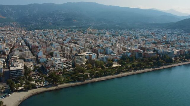 Panorama of Volos and Pelion, Central Greece
