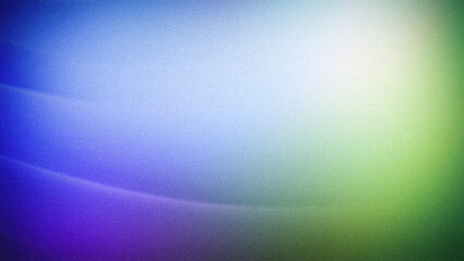 A calming gradient blending blue, green, and purple hues with smooth curves and grainy texture. Ideal for wallpapers, digital art, and creative backgrounds