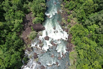 Aerial photo of Tully River Queensland Australia