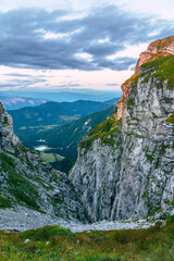  The Julian Alps, a mountain range of the Southern Limestone Alps that stretch from northeastern Italy to Slovenia