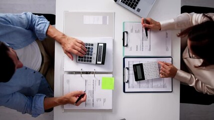 Professional Business Accountant Doing Financial Advisory