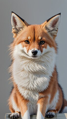 Fototapeta premium red fox portrait