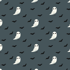 Pattern with owls

