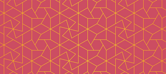 幾何学 抽象 ひし形 星 和風 レトロ 背景