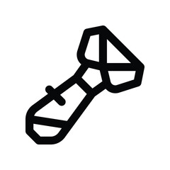 tie icon. vector line icon for your website, mobile, presentation, and logo design.