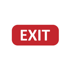 Red exit 