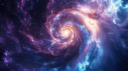 Cosmic Spiral Galaxy