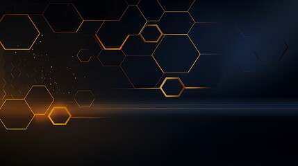 Obraz premium Abstract geometric background with hexagonal patterns and gradients.