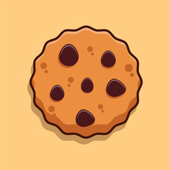 Cartoon vector illustration of cookies.