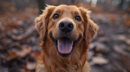 Obraz premium golden retriever dog