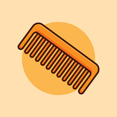 Cartoon vector illustration of comb.