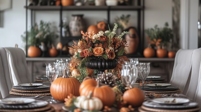 fall tablescape